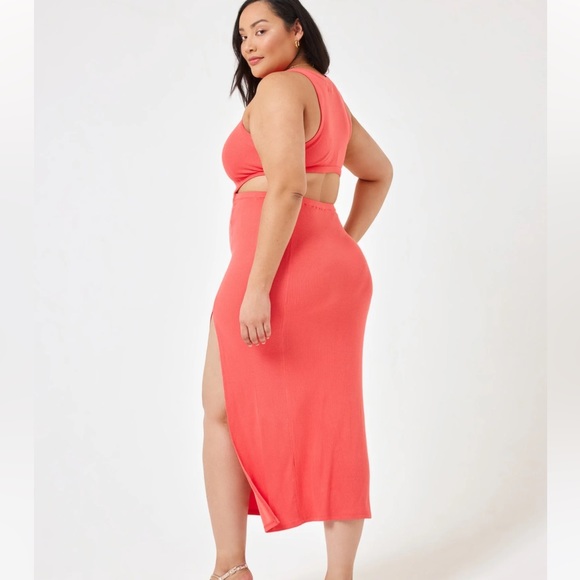 L Space Charlie dress size medium in cayenne color - Picture 4 of 4